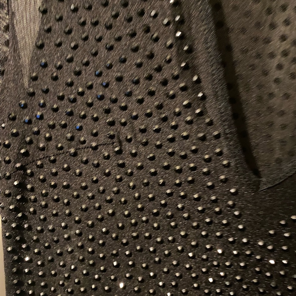 Sexy black beaded sheer dress!‼️‼️‼️